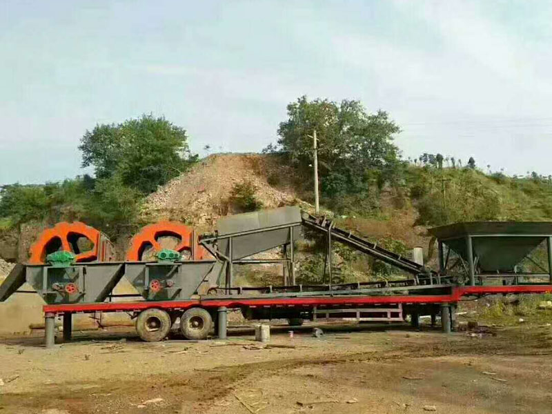 車載組合式移動洗沙機 車載組合式移動洗沙機
