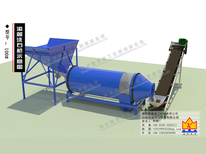 滾筒洗砂機 滾筒洗砂機